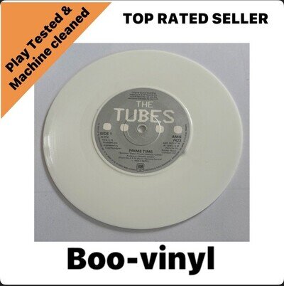 THE TUBES ~ PRIME TIME ( White Vinyl ) 7" single Record EX