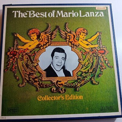Mario Lanza / The Best Of Mario Lanza x 6 VINYL LP BOX SET / EX / FAST