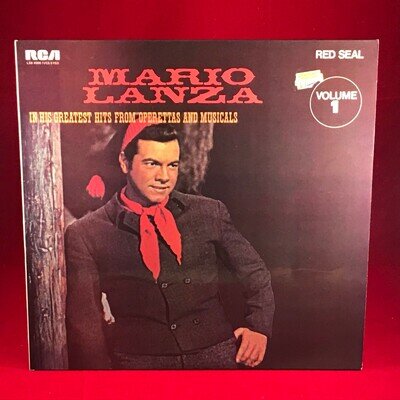 MARIO LANZA In His Greatest Hits From Operettas & Musicals Volume 1 UK Vinyl LP