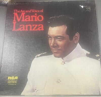 Vintage Mario Lanza The Art And Voice Of - 3 x LP Vinyl Box Set