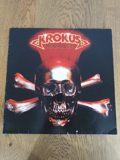 Krokus Headhunter LP Vinyl Record 1983