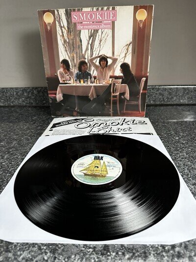 VINYL LP SMOKIE THE MONTREUX ALBUM 1978 GERMAN 1ST PRESS RAK 1C 064-61 505 EX