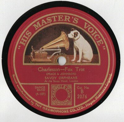 SAVOY ORPHEANS CLASSIC 78 - CHARLESTON - WAITIN' FOR THE MOON - EX+ CONDITION