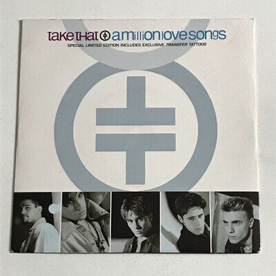 Take That - A Million Love Songs Ltd Edn Promo 7" Record - 74321 11600-7 EX/EX