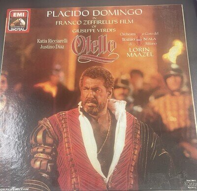Verdi Otello Domingo Placido Katia Ricciareli Lorin Maazel 2 LP Box Set Vinyl