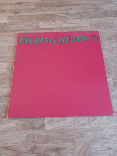 Talking Heads 77 vinyl record