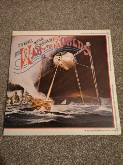 The War of The Worlds 12 Vinyl Record Lp Jeff Wayne's Musical Version