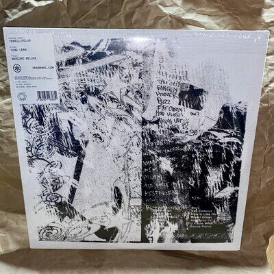 Yung Lean 2016 Warlord Deluxe Double Vinyl 2x LP Limited Edition WHITE/BLACK HTF