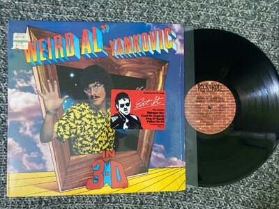 Weird Al Yankovic Lp In 3 D 1984 Mint In Shrink Original Press