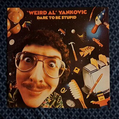 Weird Al Yankovic Dare to Be Stupid 1985 Used Vinyl LP Record FZ 40033"