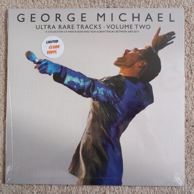 GEORGE MICHAEL ULTRA RARE TRACKS VOLUME TWO LIMITED CLEAR VINYL ALBUM LP SEALED