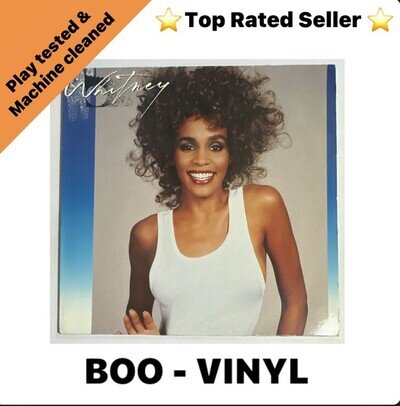 Whitney Houston - Vinyl Record LP Album - 1987 Arista Records German EX/VG+