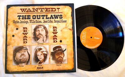Wanted! The Outlaws UK RCA LP vinyl WILLIE NELSON WAYLON JENNINGS TOMPALL GLASER