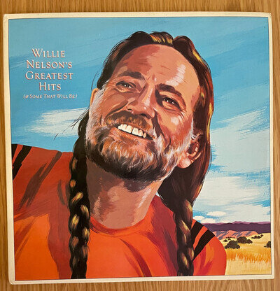 WILLIE NELSON GEATEST HITS DOUBLE ALBUM 1981 1ST UK CBS LABEL NM/EX GATEFOLD