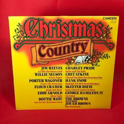 VARIOUS Christmas Country 1974 UK Vinyl LP Dottie West Willie Nelson Jim Reeves