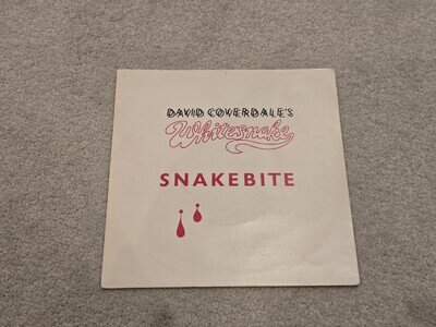 Whitesnake Snakebite White Vinyl 7" EP VG