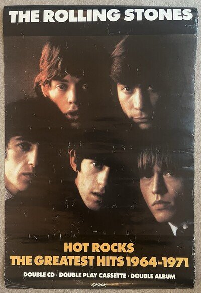 The Rolling Stones Hot Rocks poster, 1990, owned by legendary Annie Nightingale