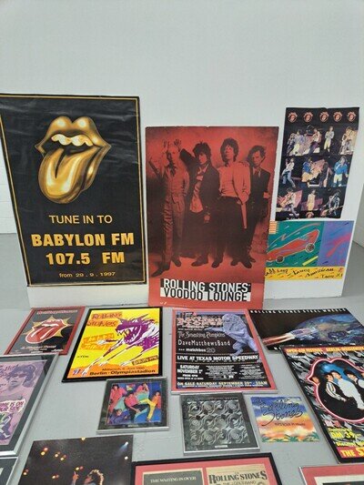 Rolling Stones Poster Collection 25 Pcs