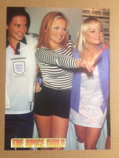 SPICE GIRLS Original Vintage US Hit Sensations Magazine Poster