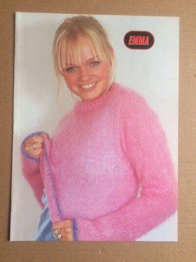 SPICE GIRLS / EMMA Original Vintage US Hit Sensations Magazine Poster Pull-out
