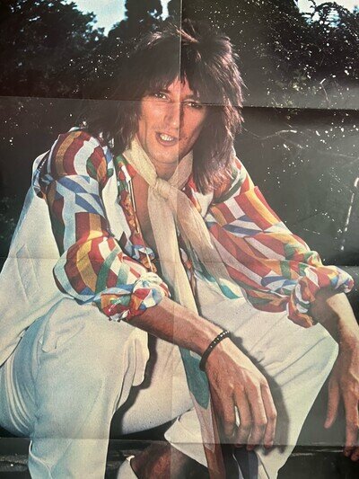 ROD STEWART. 1970’s. Full colour poster. Focus - On Magazine. No 3. Vintage.
