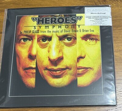 David Bowie (Philip Glass) – Heroes - White - Number MOV - Sealed - Free Postage