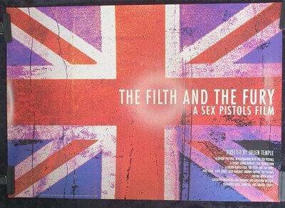 Original Sex Pistols Poster – The Filth and the Fury (2001, Swiss Release)
