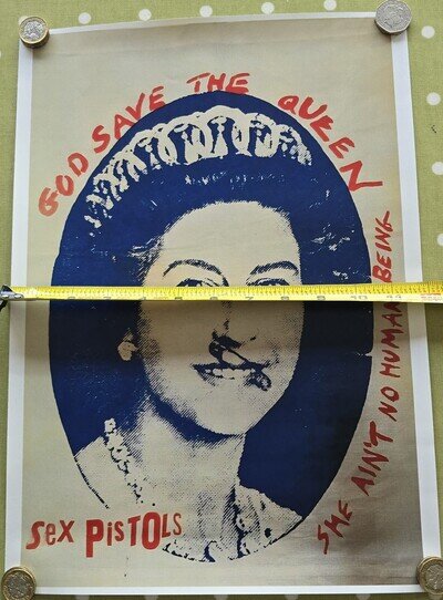 Sex Pistols, God Save The Queen, A3 Size Glossy Poster, New, Rolled Up In Tube,