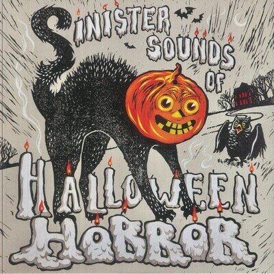 VARIOUS - Sinister Sounds Of Halloween Horror - 'TOMBSTONE' GREY VINYL LP