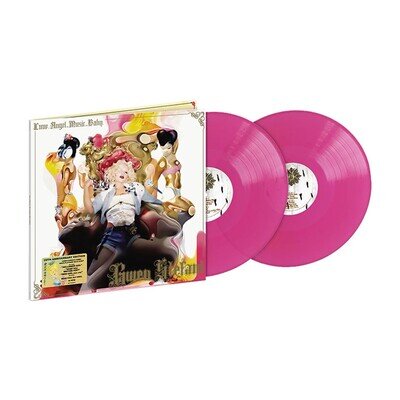Gwen Stefani Love Angel Music Baby Ltd 20th Anniversary 2x NEON PINK Vinyl LP