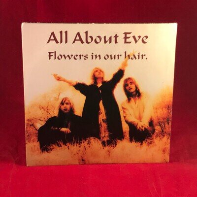 ALL ABOUT EVE Flowers In Our Hair 1984 UK vinyl 7" single original 45 record