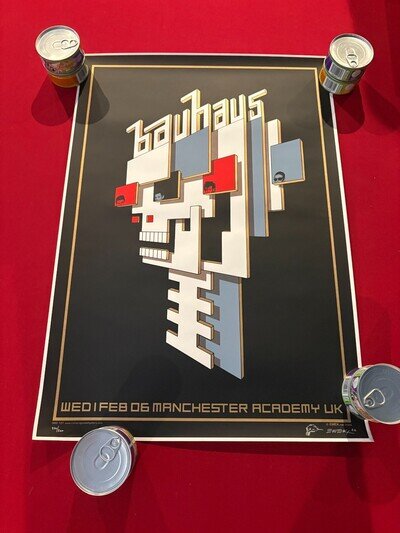 Bauhaus Poster 2006 Concert Poster Print by Emek