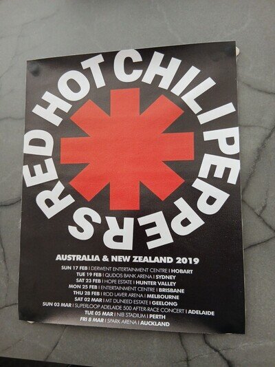 Red Hot Chili Peppers Canvas Poster Reprint.