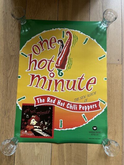 Red Hot Chili Peppers One Hot Minute Original Warner European Promo Poster 1995