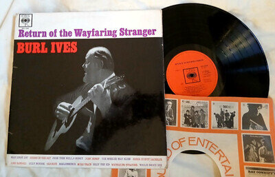 BURL IVES Return Of The Wayfaring Stranger UK CBS LP record vinyl EX album 1960