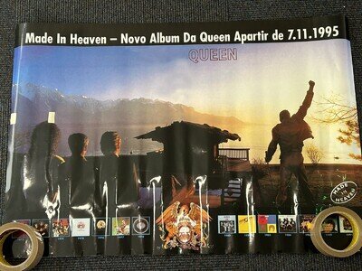 Queen Made In Heaven 1995 Limited Edition Poster Import