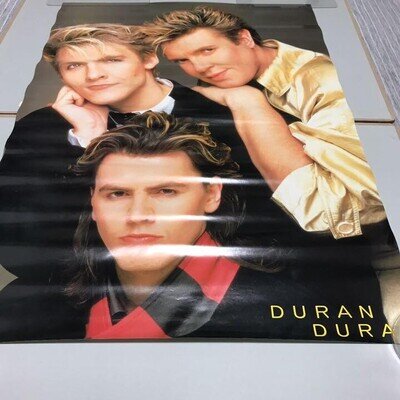 Duran Duran Poster Japan Vintage Size 20.28 x 28.66 Inch Rare