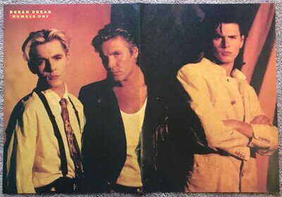 DURAN DURAN - 1988 UK Magazine centrefold poster
