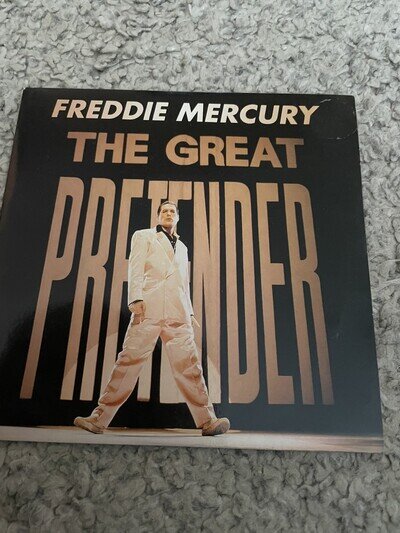 Freddie Mercury - The Great Pretender 7” Black Vinyl Single Parlaphone 1987 VG+