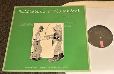 ASHLEY HUTCHINGS-RATTLEBONE & PLOUGHJACK-UK ISSUE 1976 VINYL LP-FAIRPORT (EX/M-)