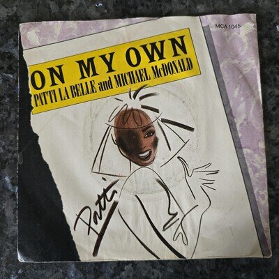 Patti La Belle & Michael McDonald - On My Own / Stir It Up (MCA - MCA 1045)