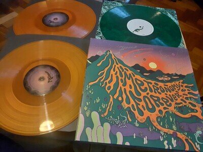 Metronomy Metronomy Forever Signed Deluxe Double Coulored Vinyl LP & 12" Record