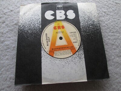 Blue Oyster Cult We Gotta Get Out Of This Place 1978 CBS Promo - Mint Condition