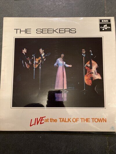The Seekers, Live At The Talk Of The Town. 1968 12" Vinyl LP. Columbia