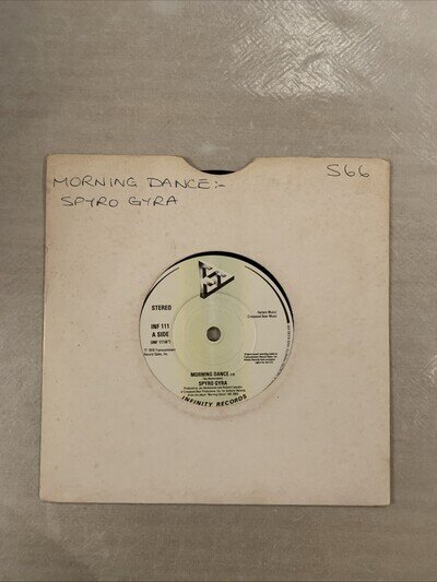 Spyro Gyra Morning Dance /Jubilee Heliopolis 7" Infinity Records INF111 VG 1979