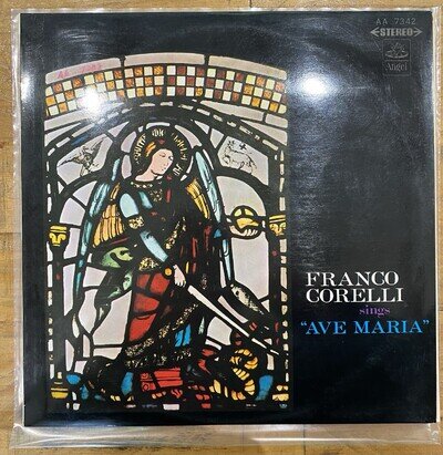 Franco Corelli Sings Ave Maria - AA 7342 - Japanese Promo On Plum Coloured Vinyl