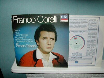 GRV 19 Franco Corelli with Renata Tebaldi LP 1983