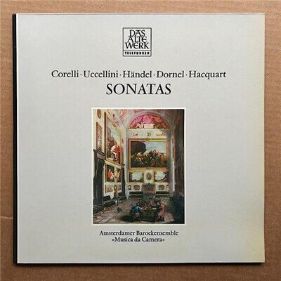SONATAS - CORELLI - UCCELLINI HANDEL - DORNEL - HACQUART LP 1975 - Nice clean co
