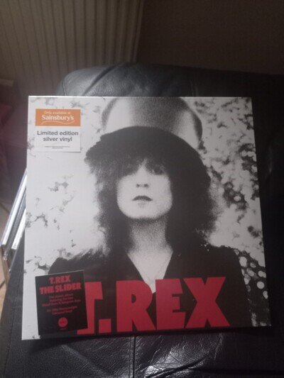 T. Rex The Slider - Sainsburys Silver Vinyl LP - Metal Guru/Telegram Sam SEALED