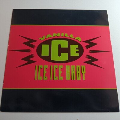 Vanilla Ice / Ice Ice Baby 1990 12" VINYL / POP 90's / EX / £5 FLAT POST